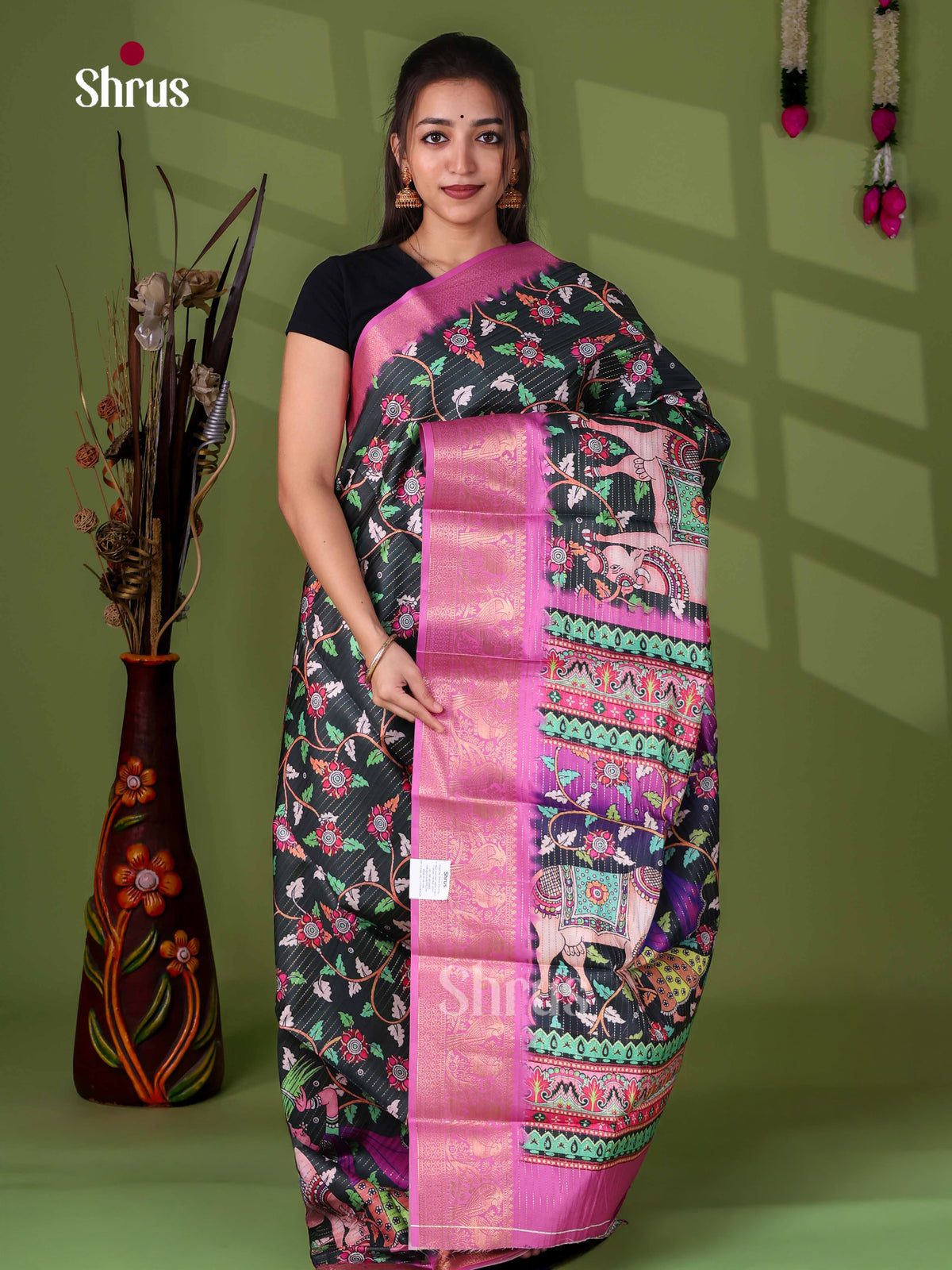 Semi Tussar Saree - EI24010
