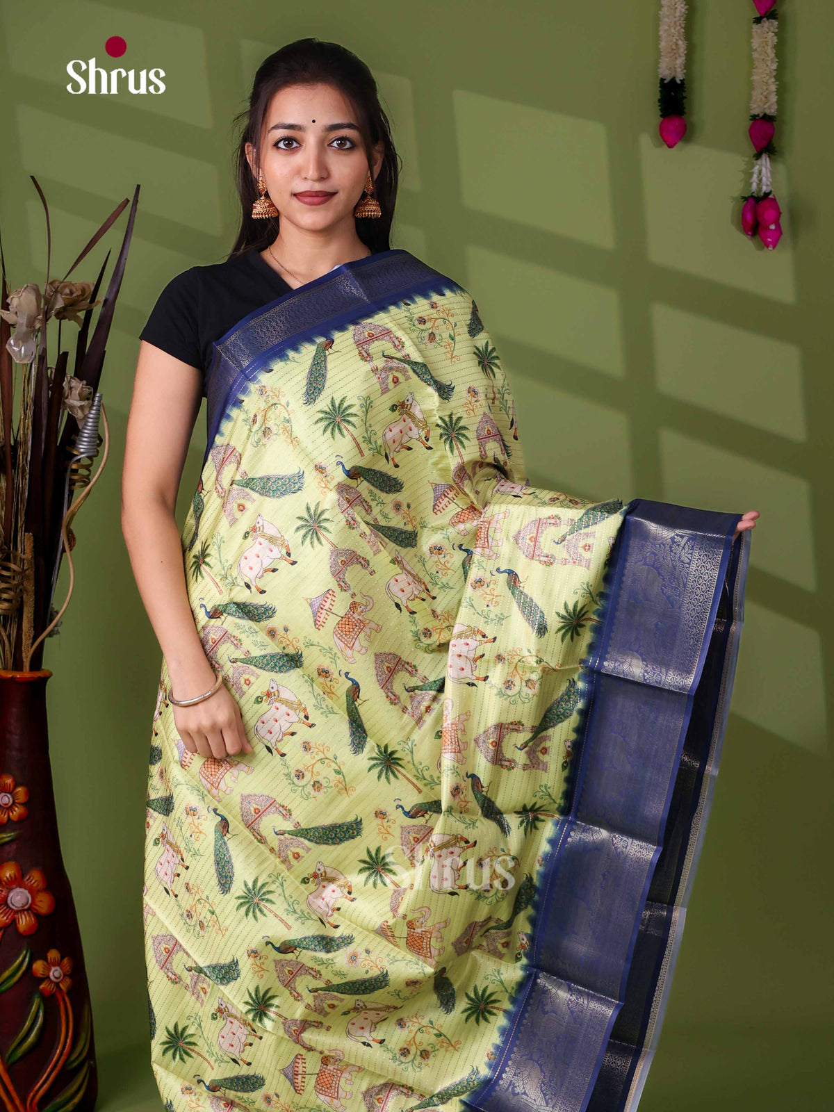 Semi Tussar Saree - EI24019