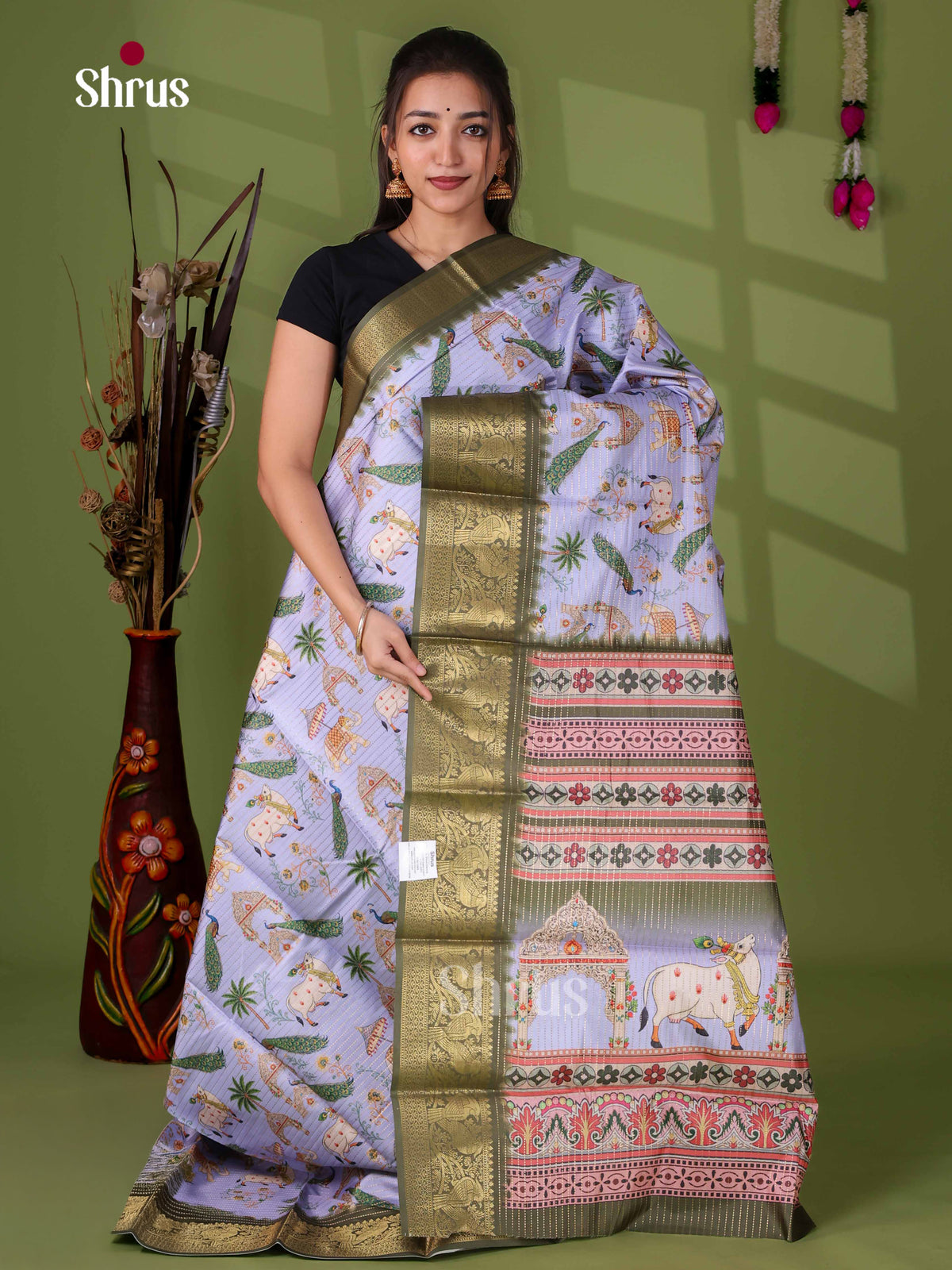 Semi Tussar Saree - EI24021
