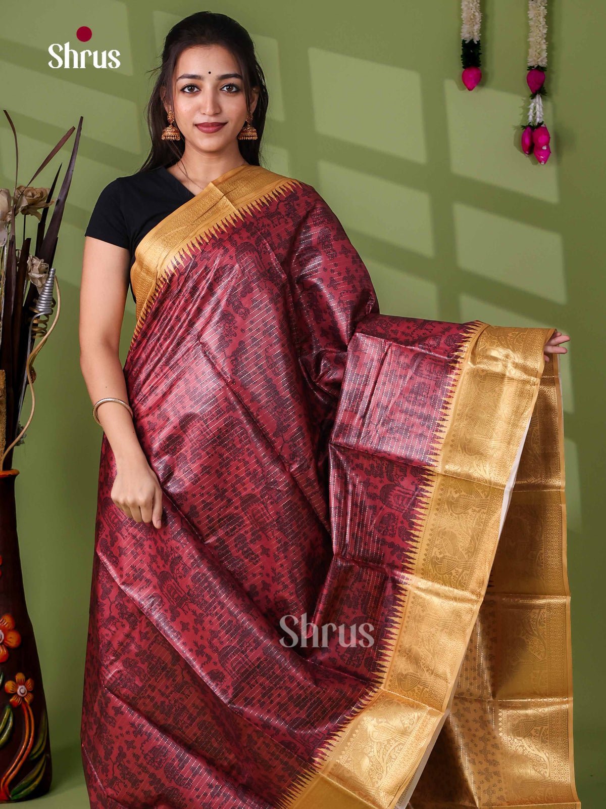 Semi Tussar Saree - EI24026
