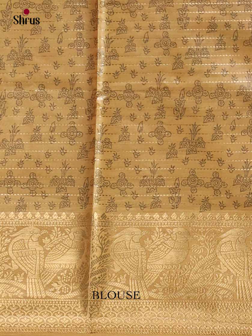 Semi Tussar Saree - EI24026