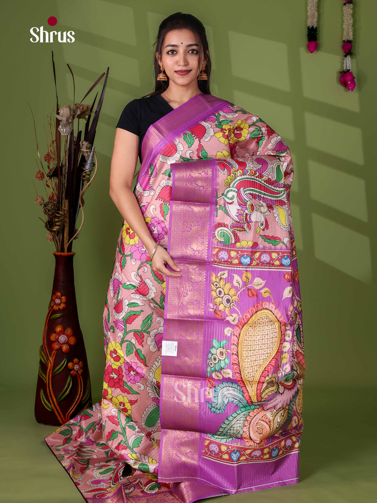Semi Tussar Saree - EI24030