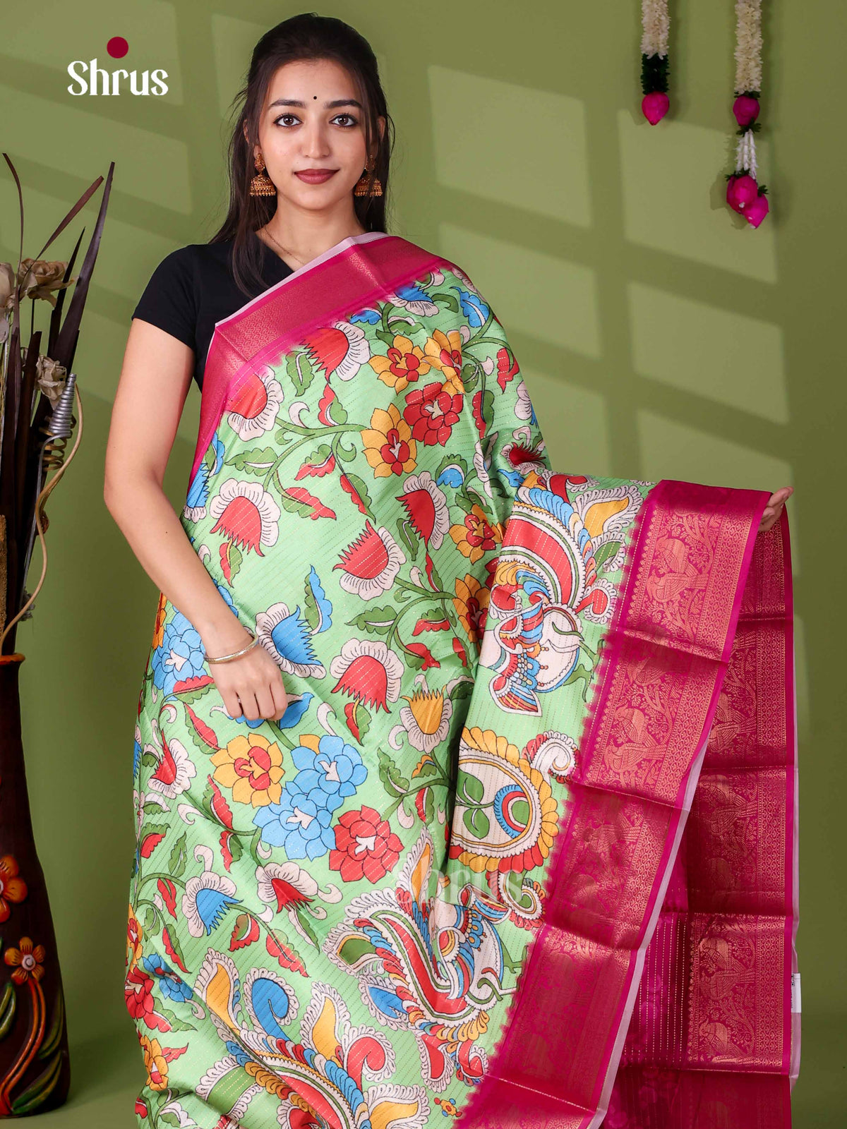 Semi Tussar Saree - EI24035