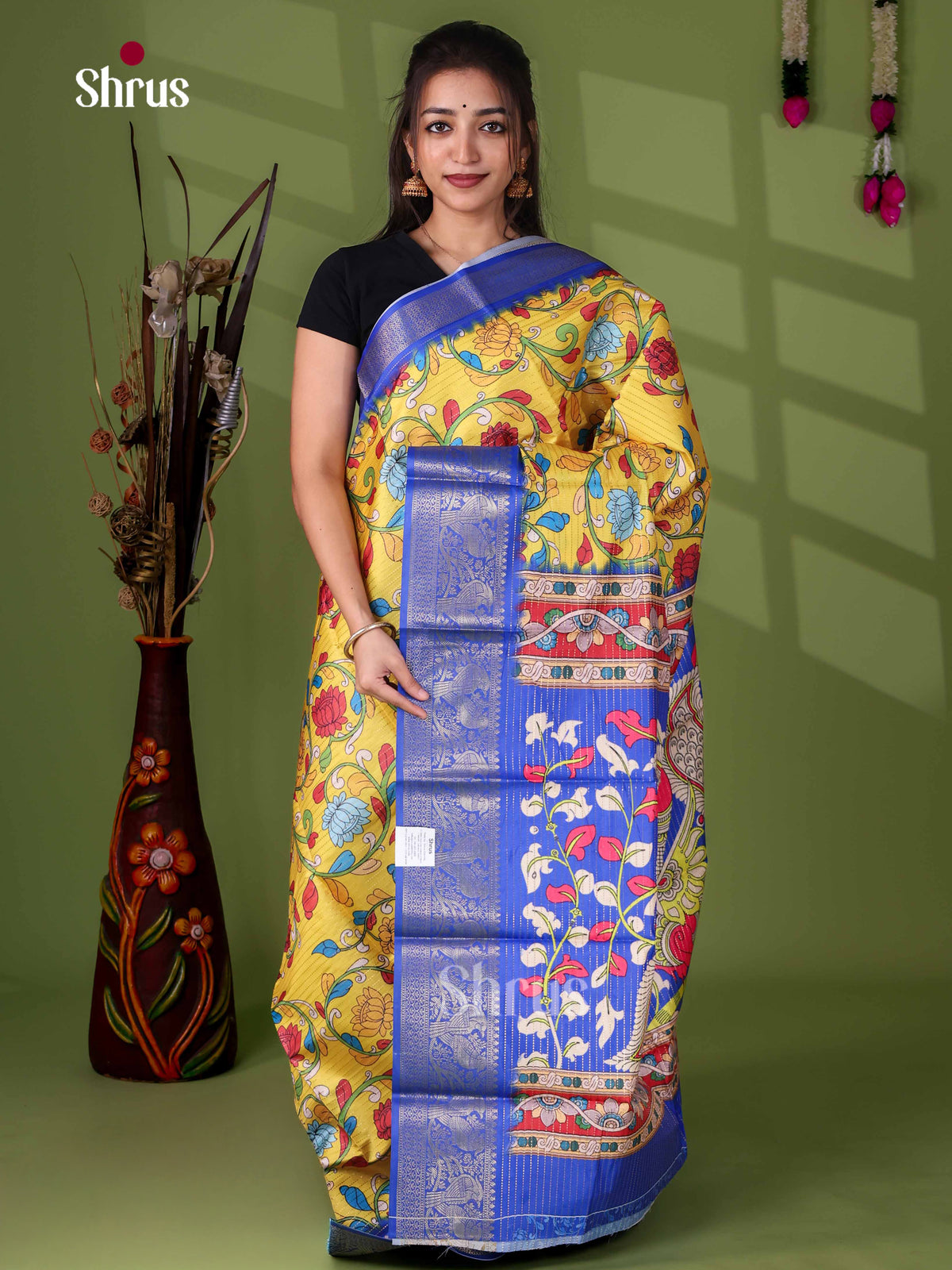 Semi Tussar Saree - EI24036