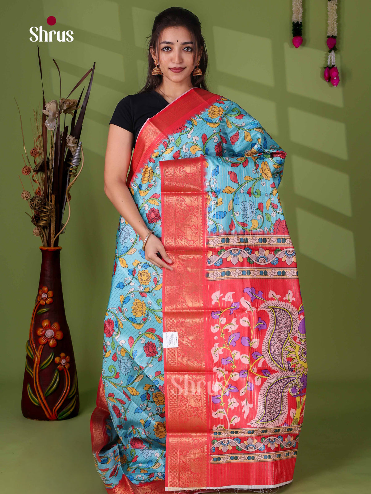 Semi Tussar Saree - EI24038