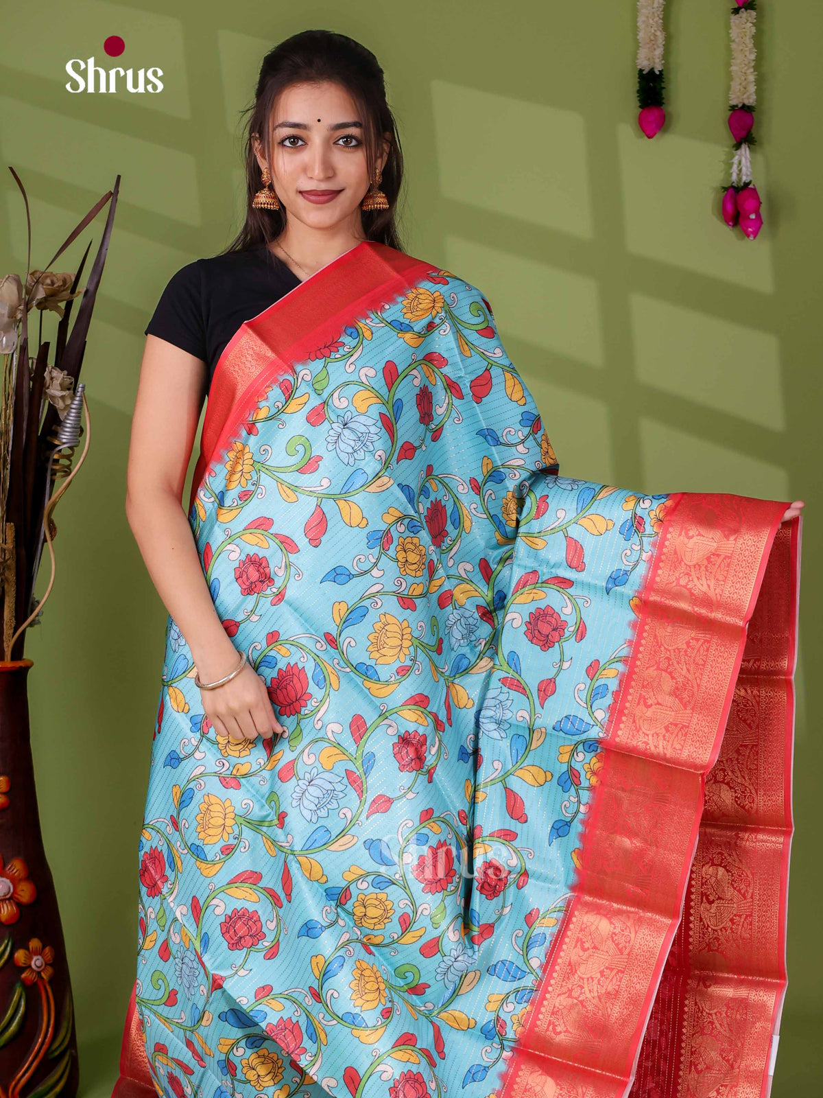 Semi Tussar Saree - EI24038