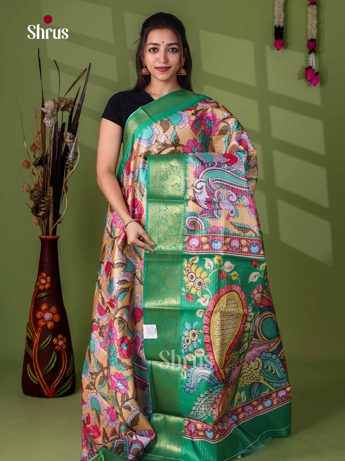 Semi Tussar Saree - EI24039