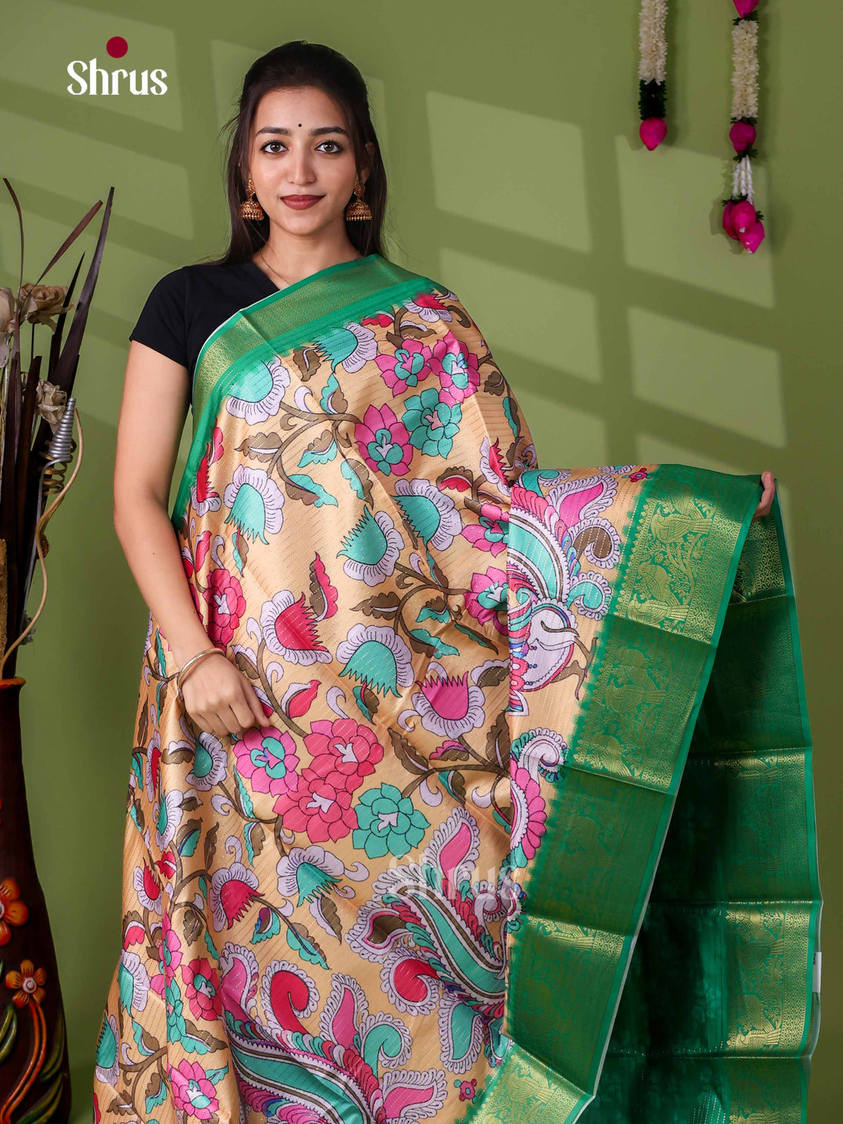 Semi Tussar Saree - EI24039