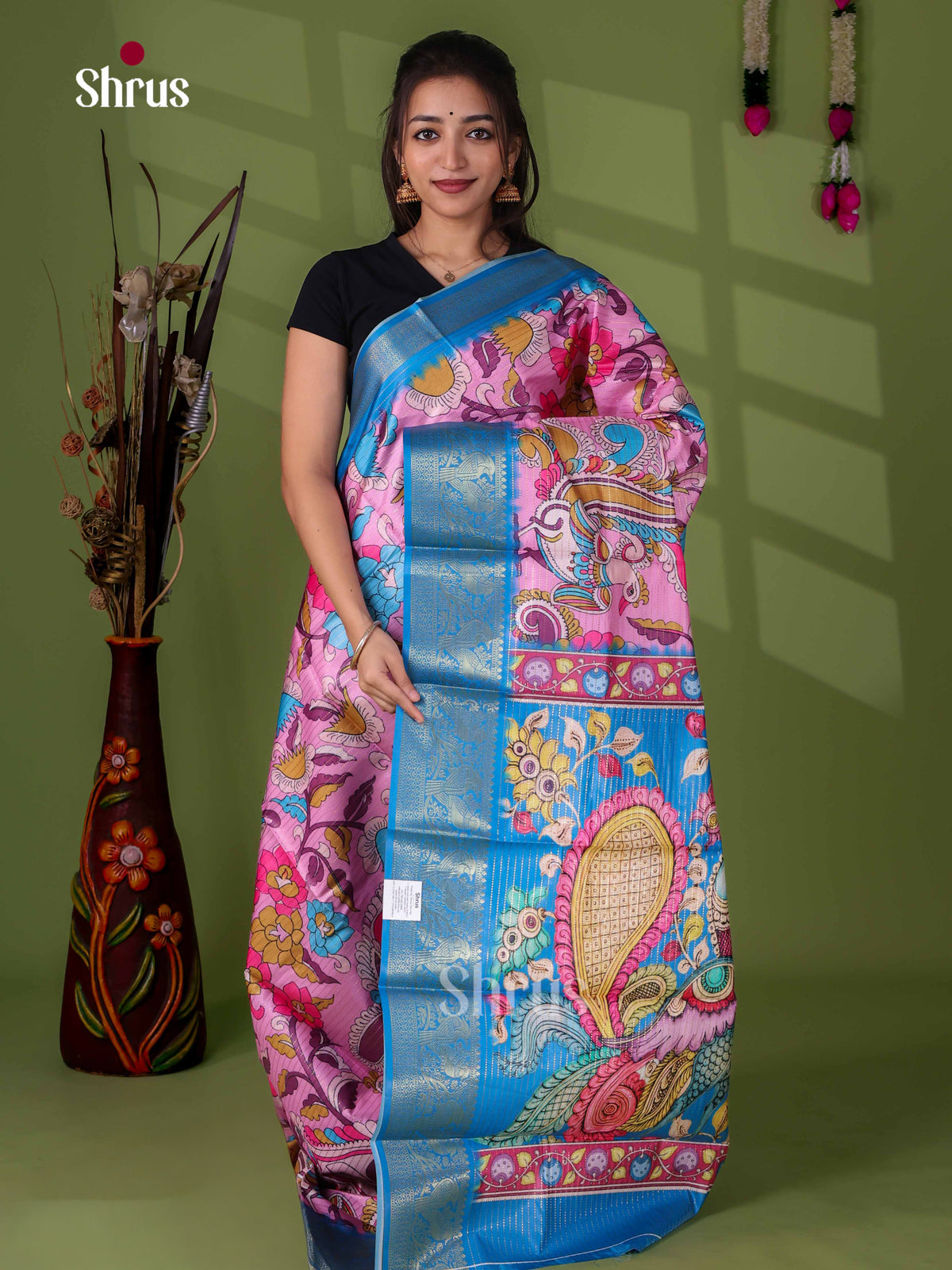 Semi Tussar Saree - EI24041