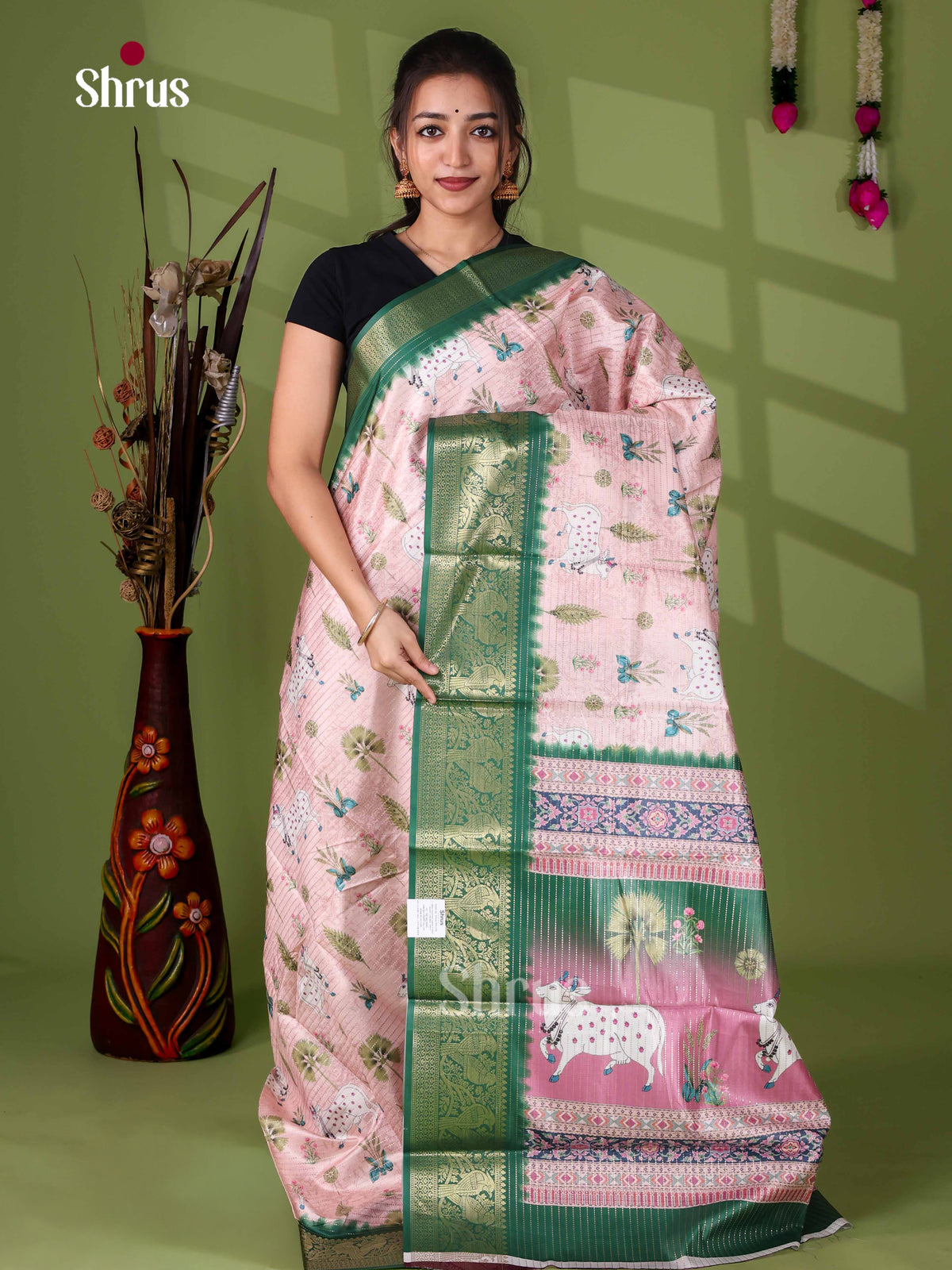Semi Tussar Saree - EI24203