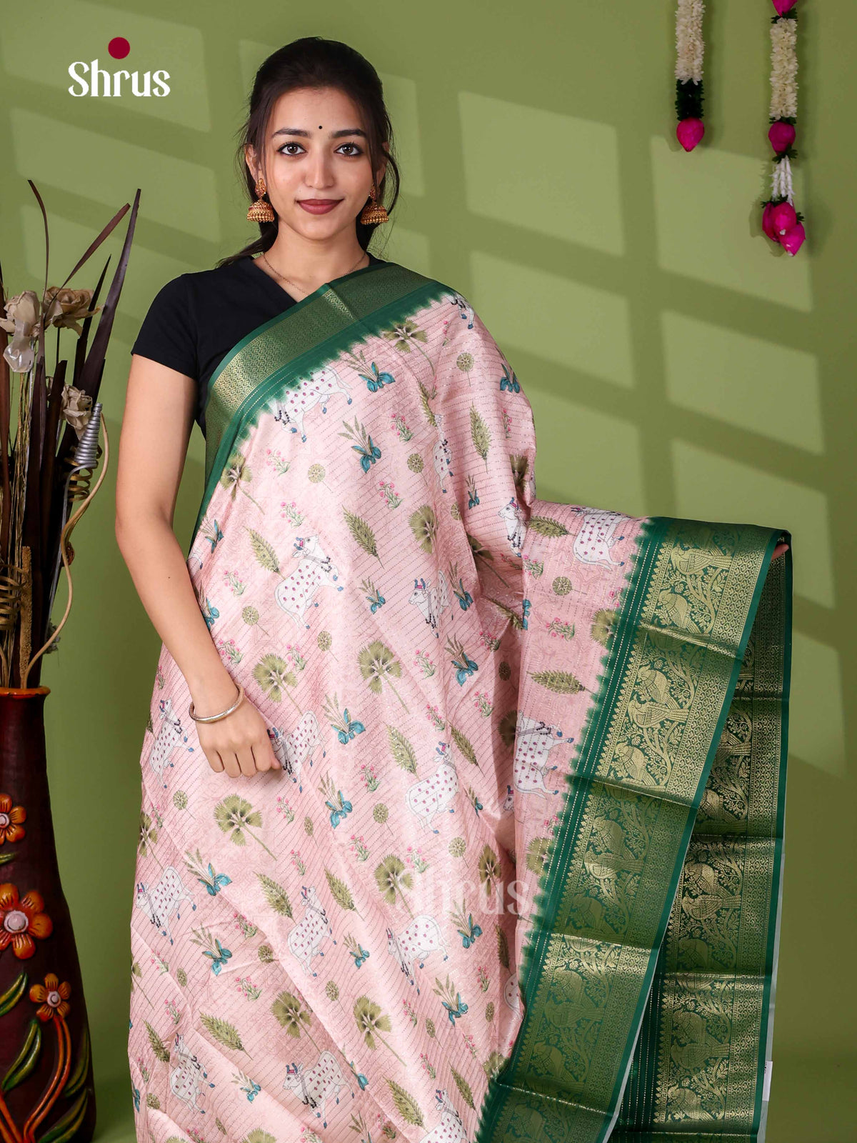 Semi Tussar Saree - EI24203