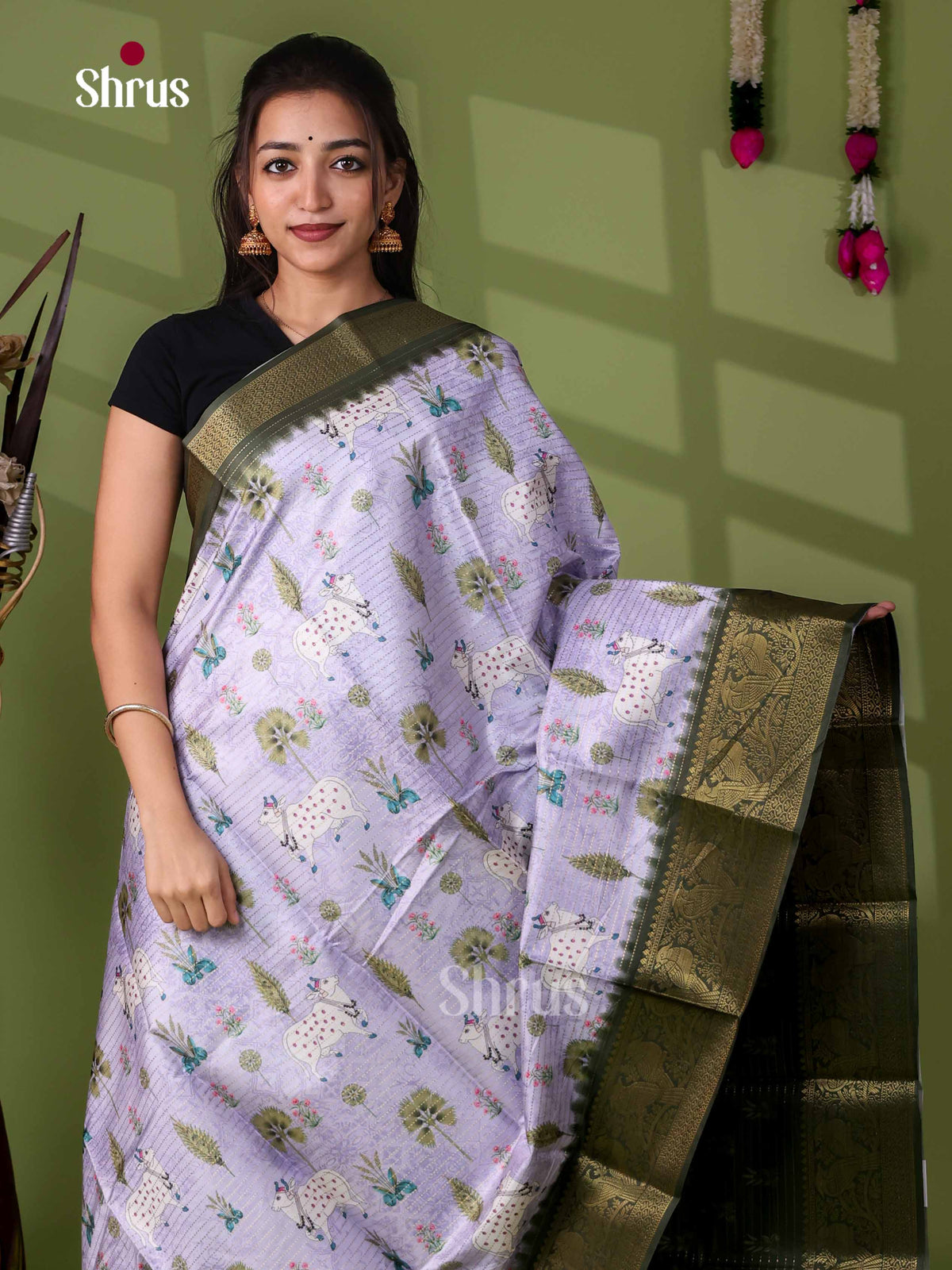 Semi Tussar Saree - EI24211