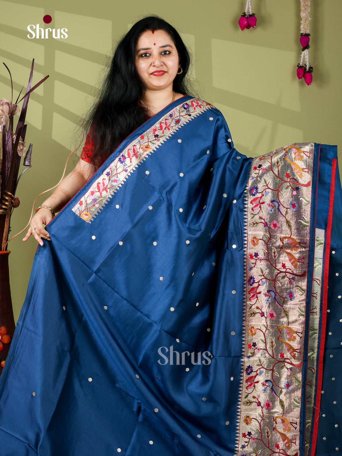 Paithani Embroidery Saree - EI24223