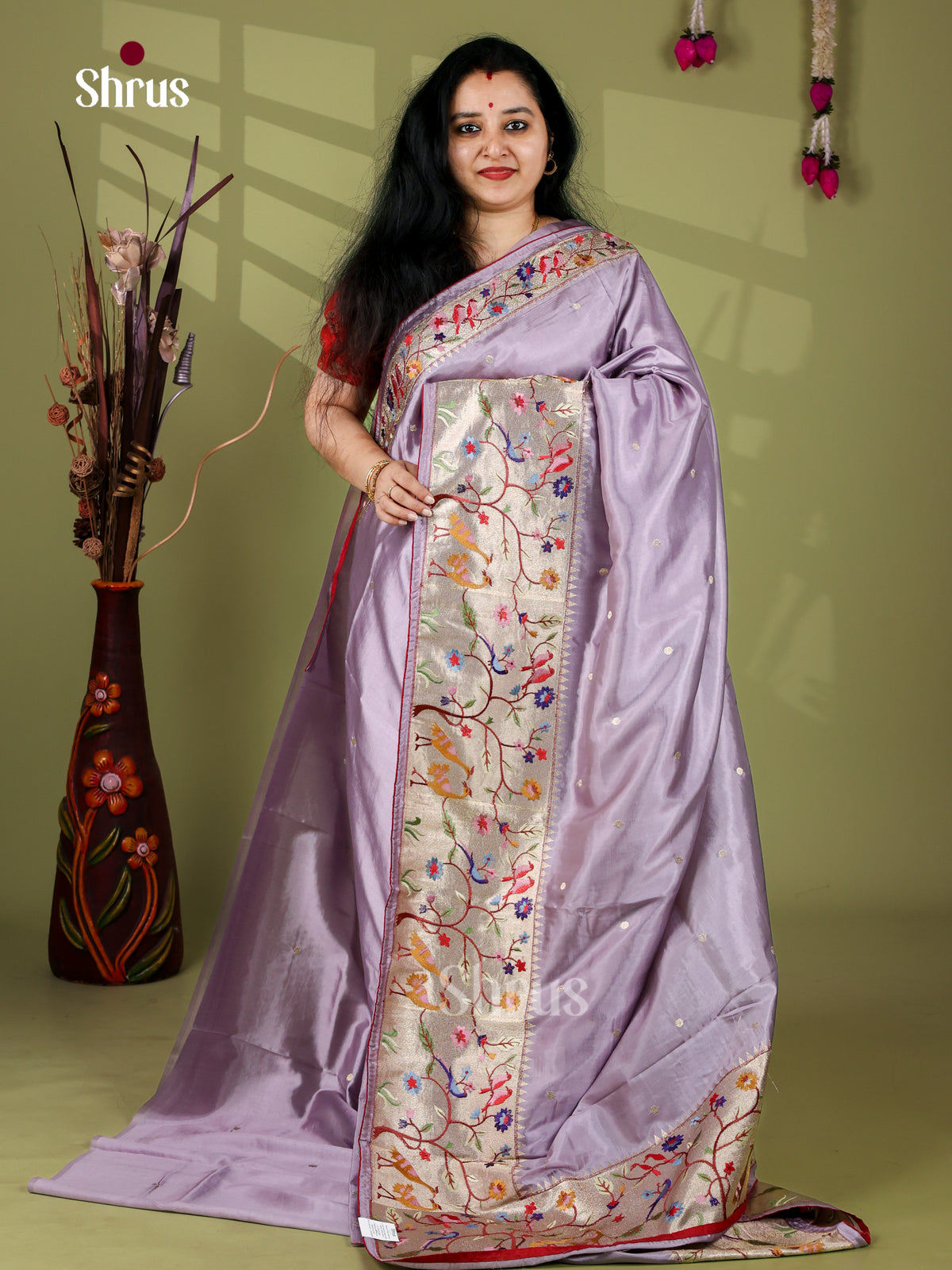Paithani Embroidery Saree - EI24224
