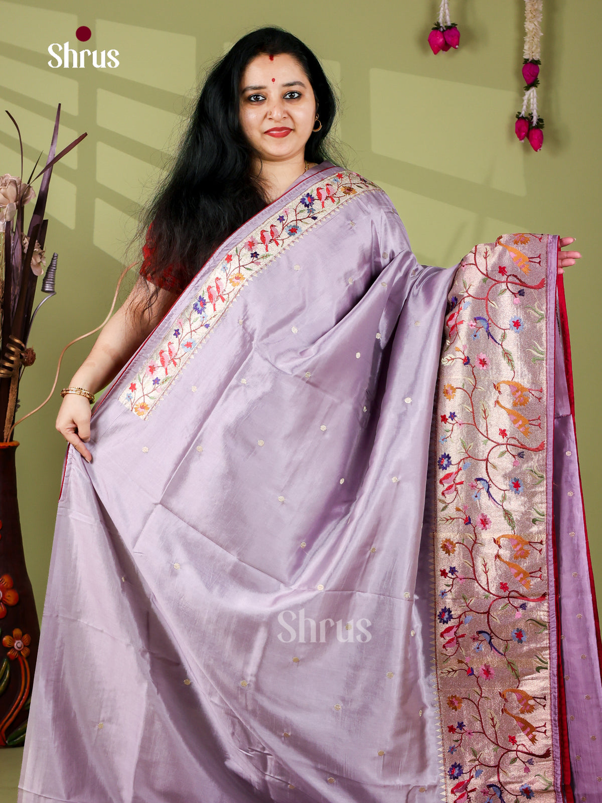 Paithani Embroidery Saree - EI24224