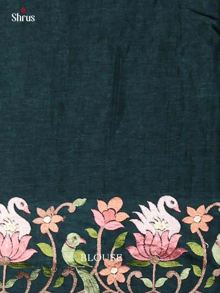 Tussar Embroidery Saree - EI24229