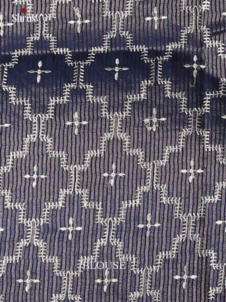 Tussar Embroidery Saree - EI24236
