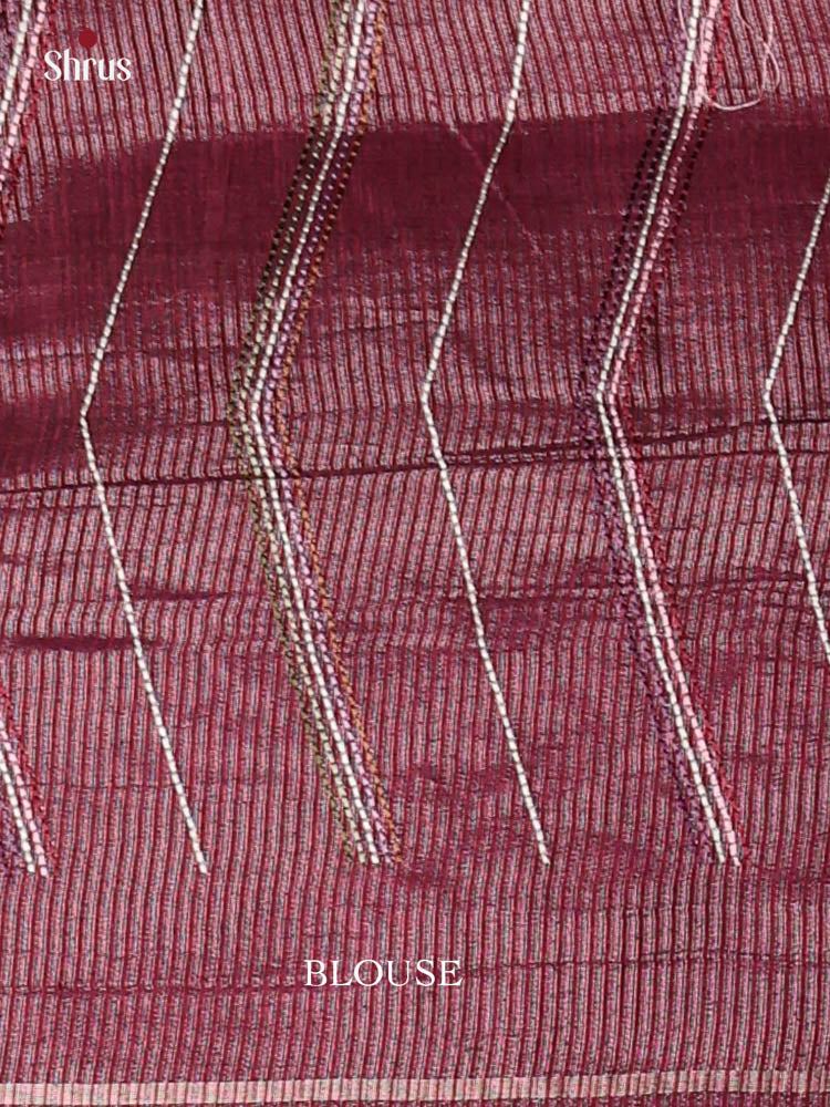 Tussar Embroidery Saree - EI24249
