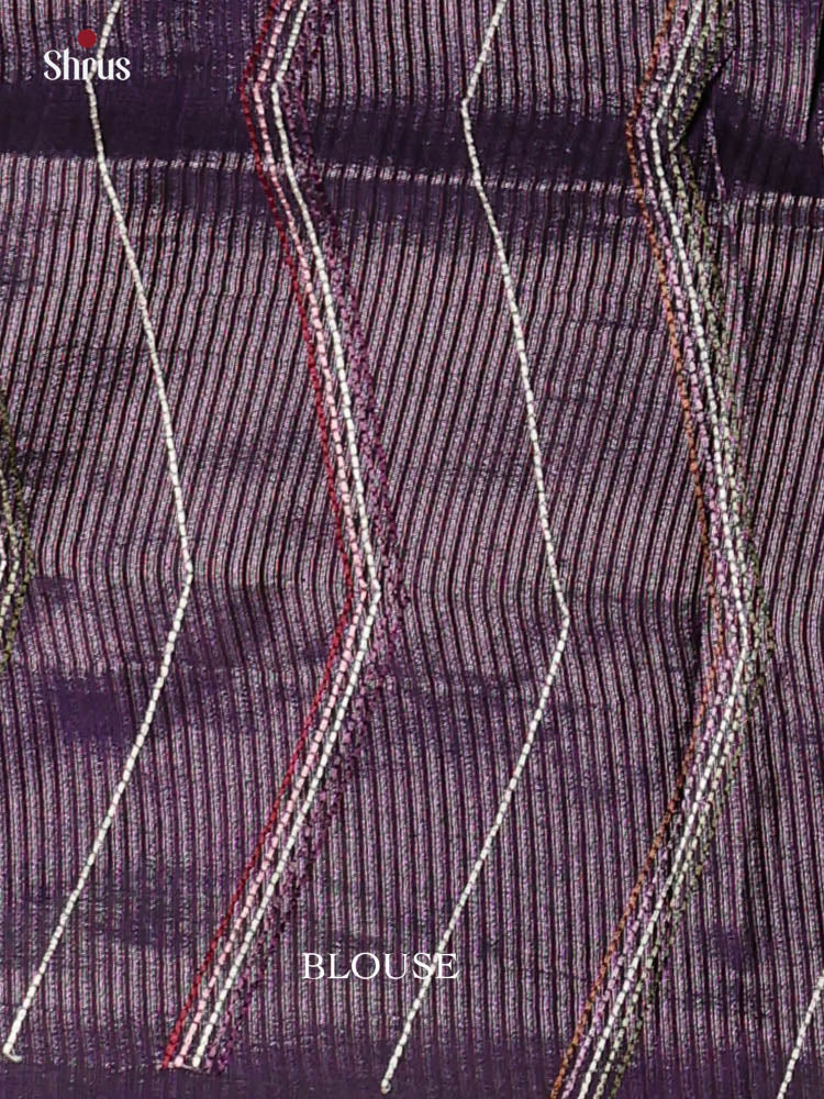 Tussar Embroidery Saree - EI24251