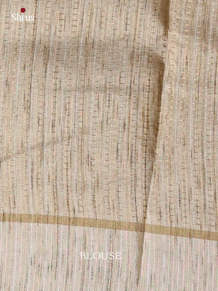 Tussar Embroidery Saree - EI24265