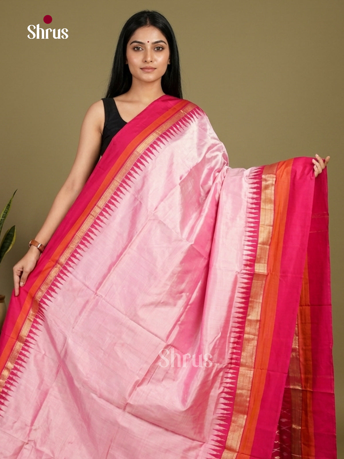 Ikkat Silk Saree - EI24272