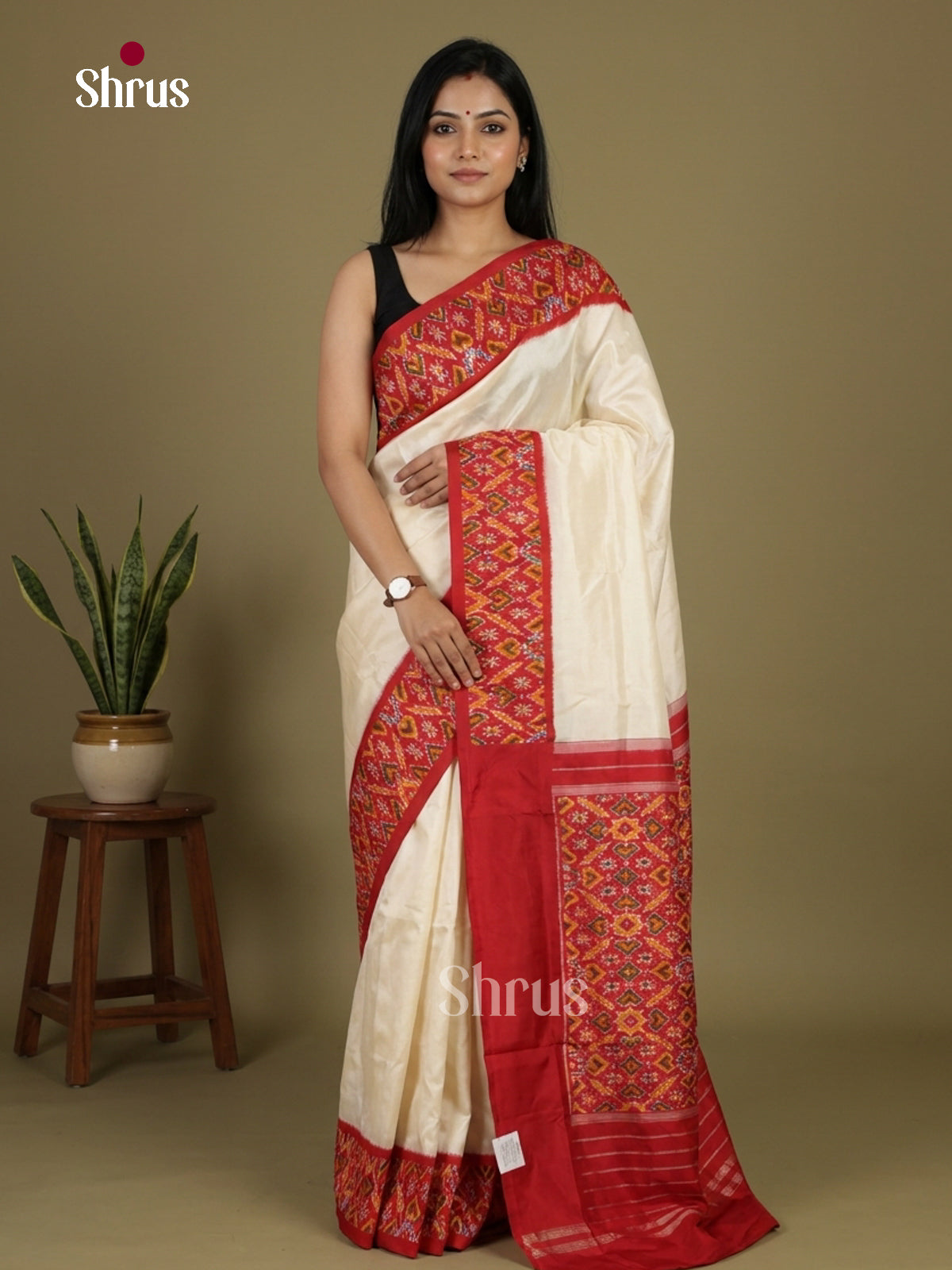 Ikkat Silk Saree - EI24276