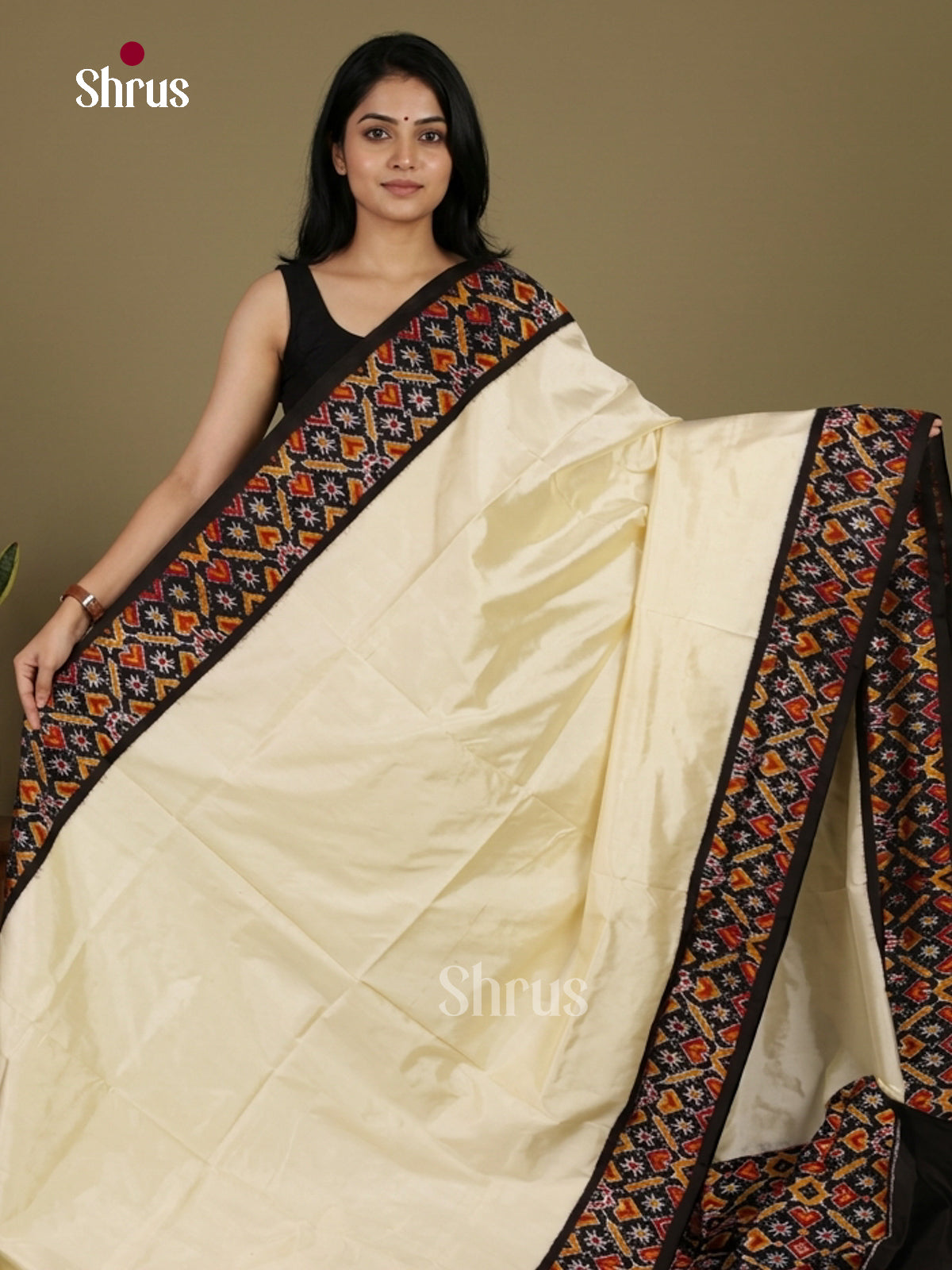 Ikkat Silk Saree - EI24279