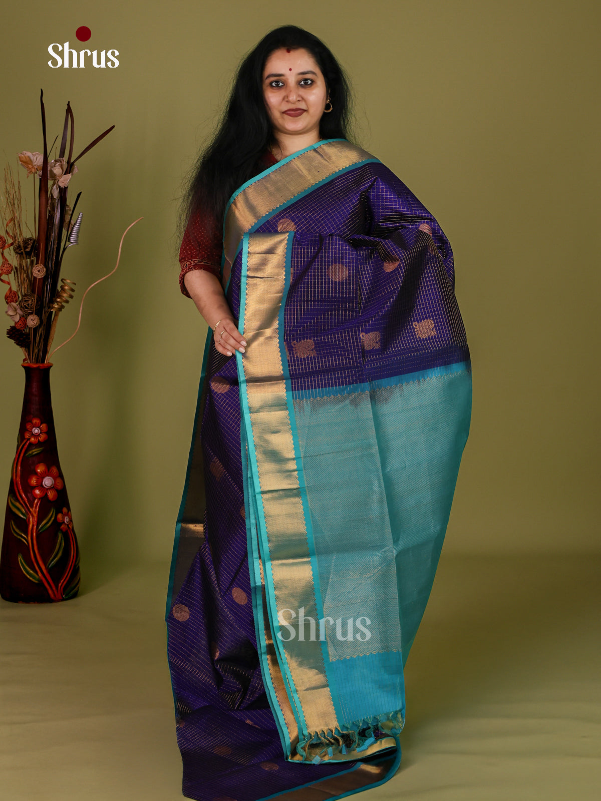 Silk Cotton Saree - EI30017