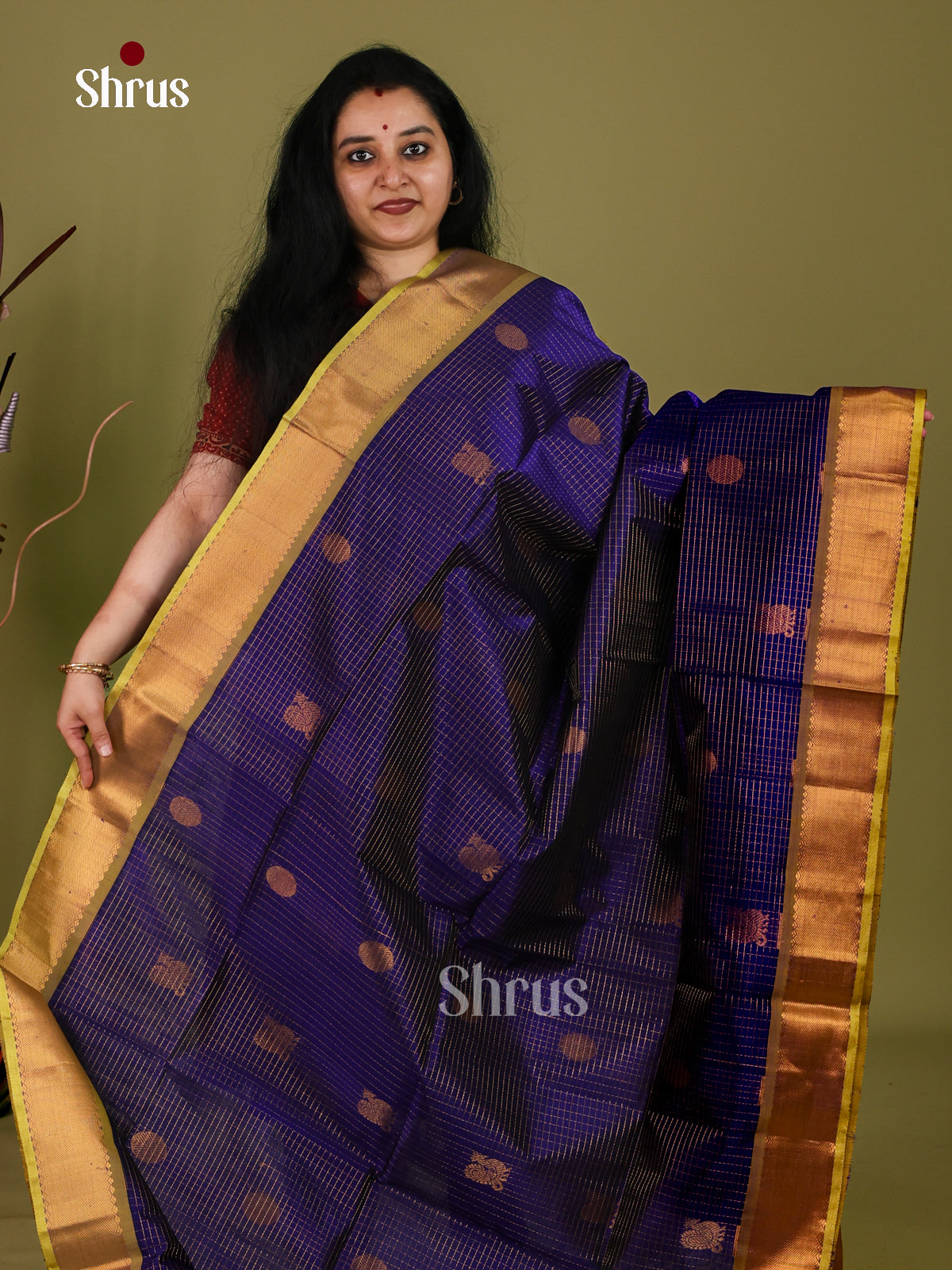 Silk Cotton Saree - EI30018