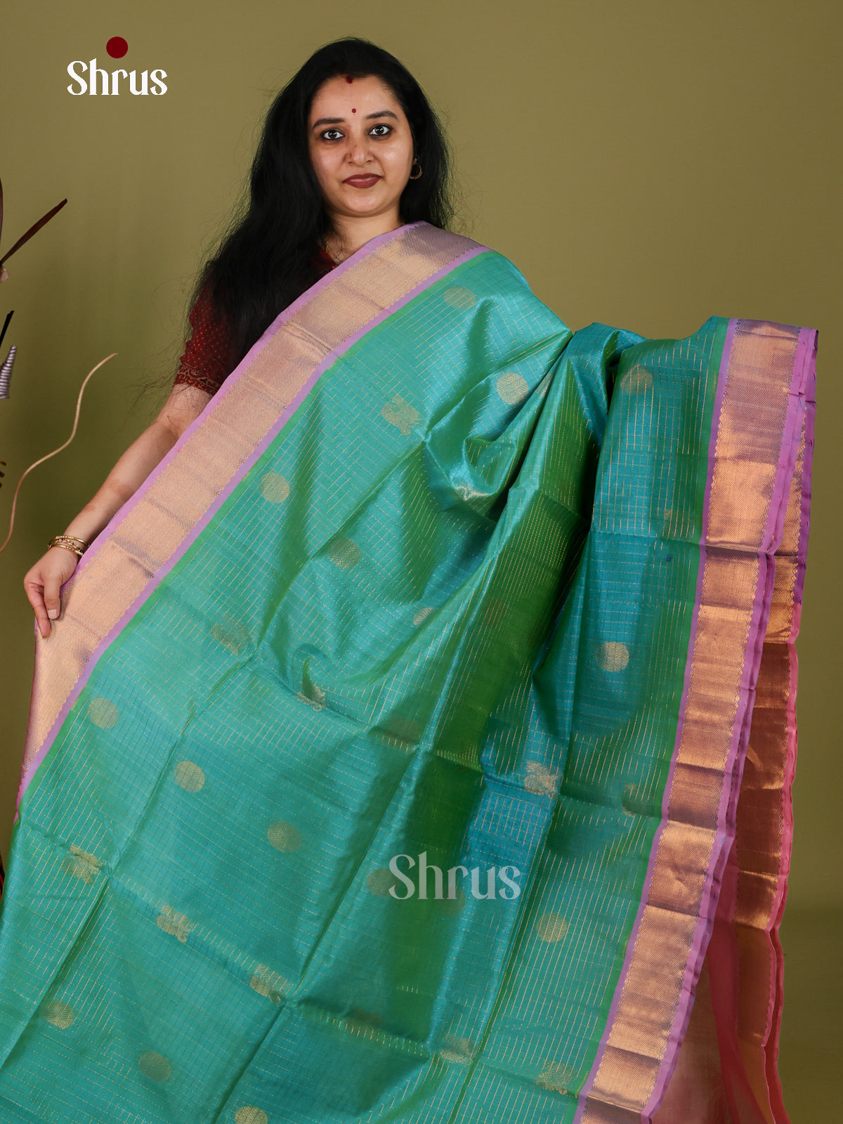 Silk Cotton Saree - EI30019