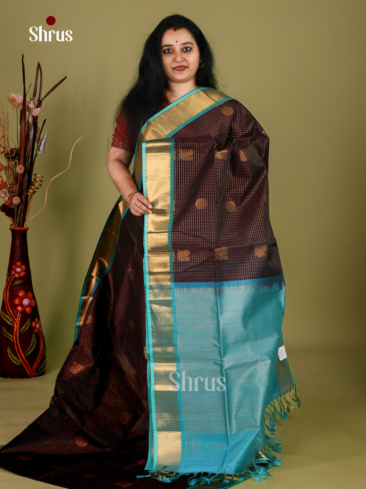 Silk Cotton Saree - EI30020