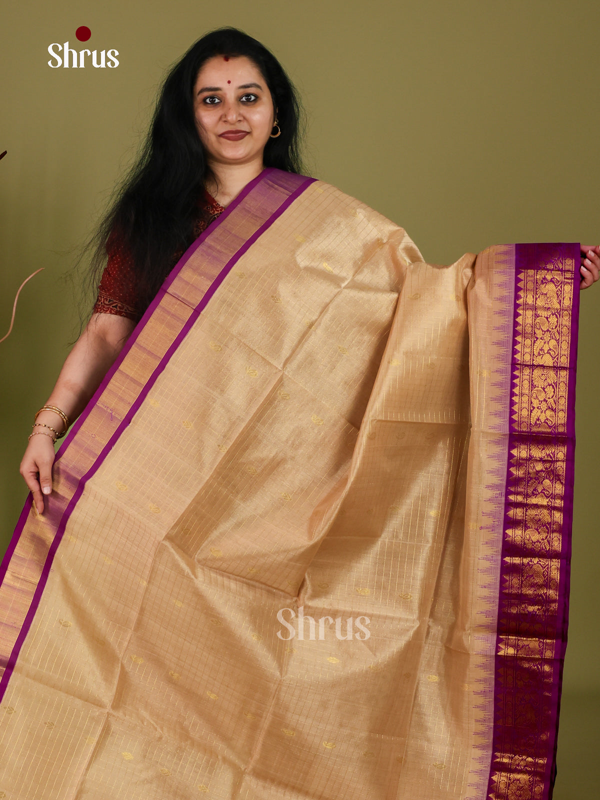 Silk Cotton Saree - EI30023