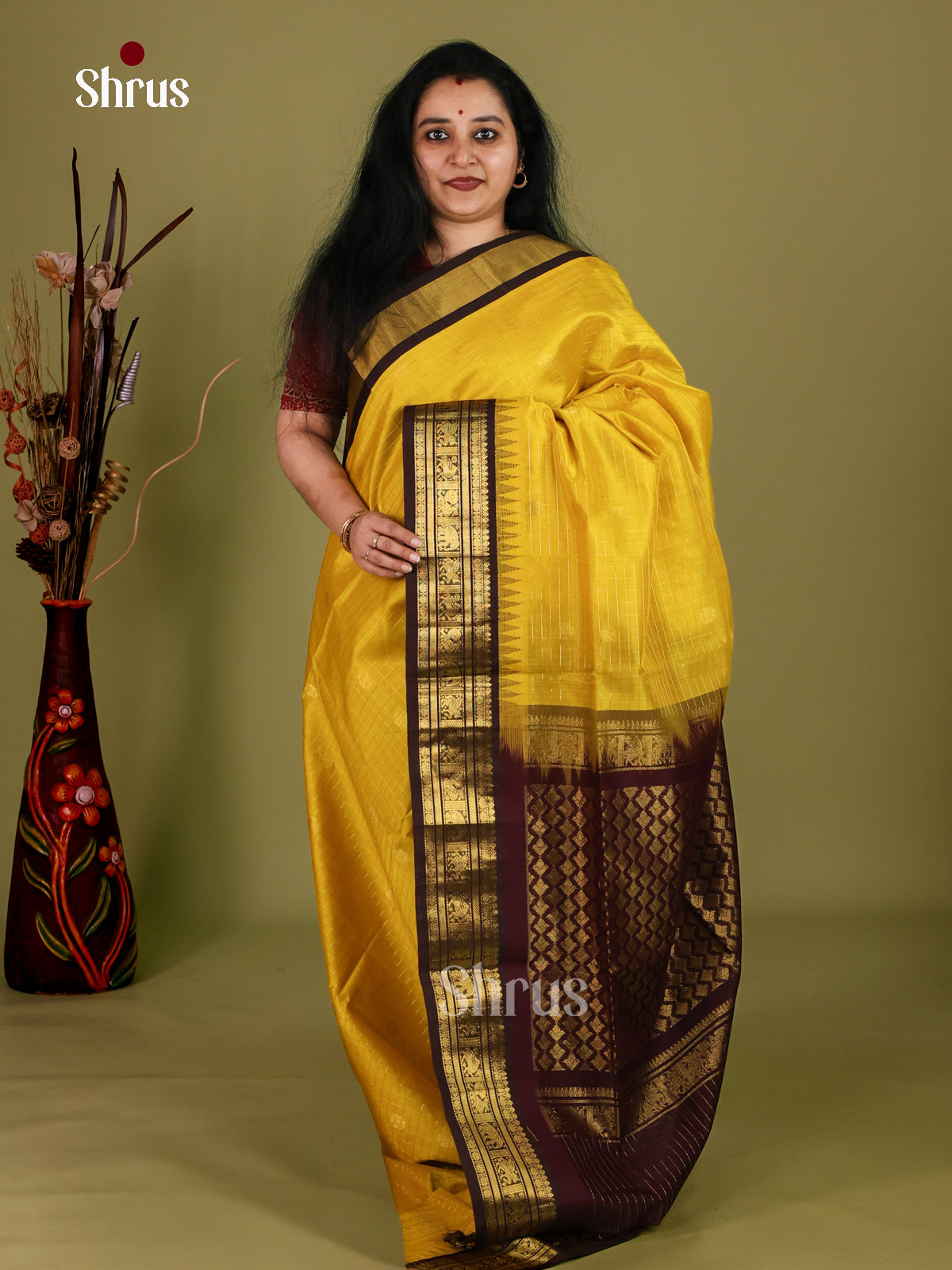 Silk Cotton Saree - EI30024