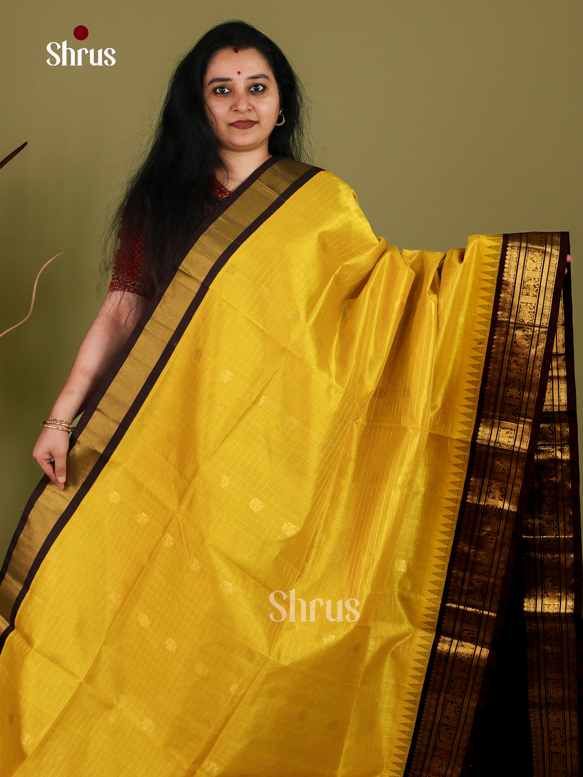 Silk Cotton Saree - EI30024