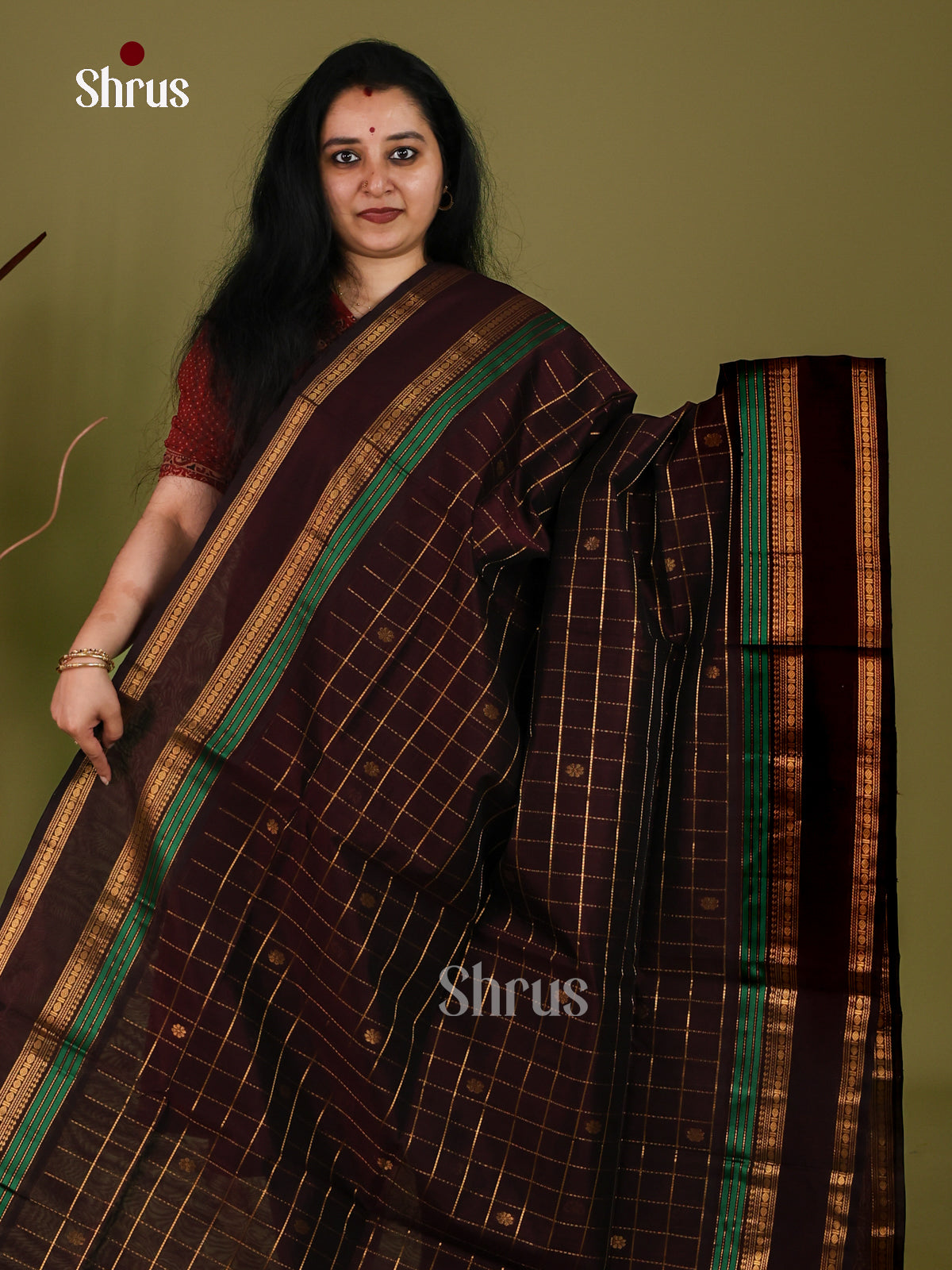 Silk Cotton Saree - EI30025