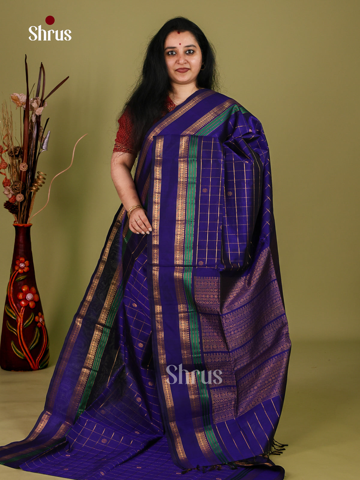 Silk Cotton Saree - EI30026