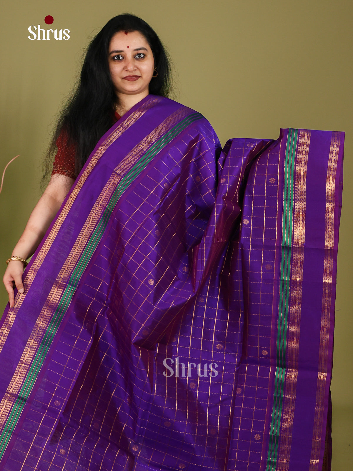 Silk Cotton Saree - EI30027