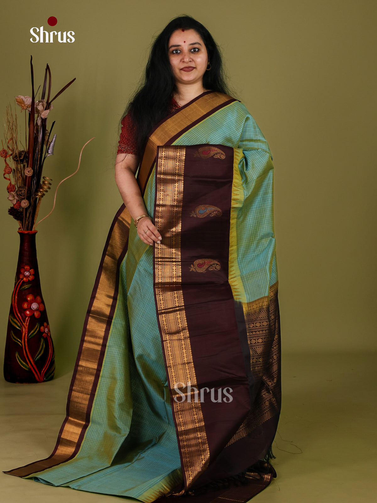 Silk Cotton Saree - EI30031