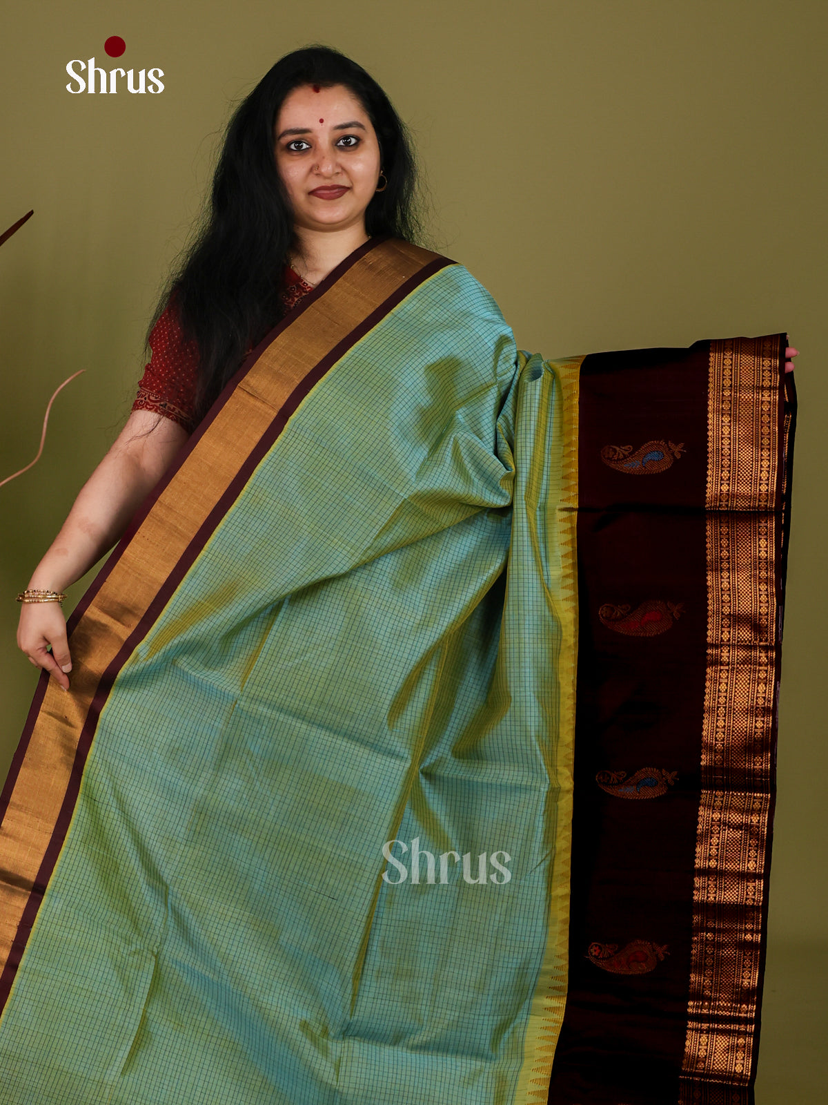Silk Cotton Saree - EI30031