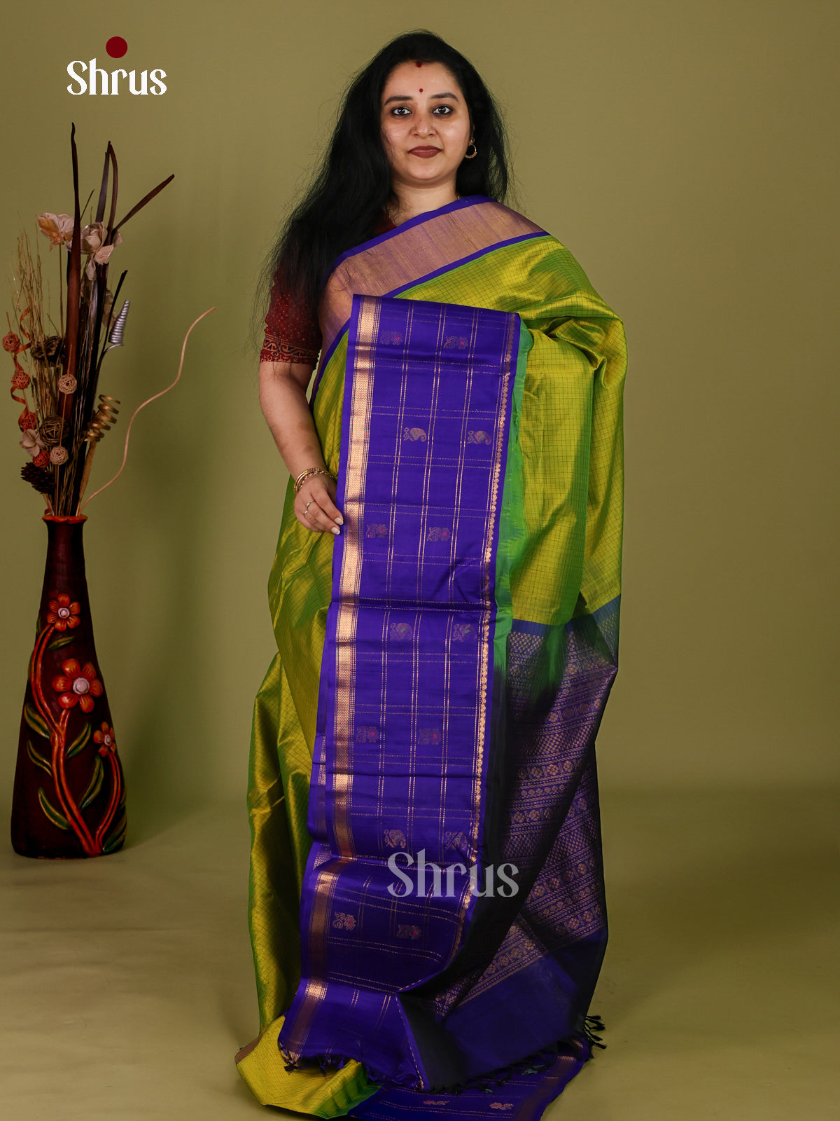 Silk Cotton Saree - EI30033