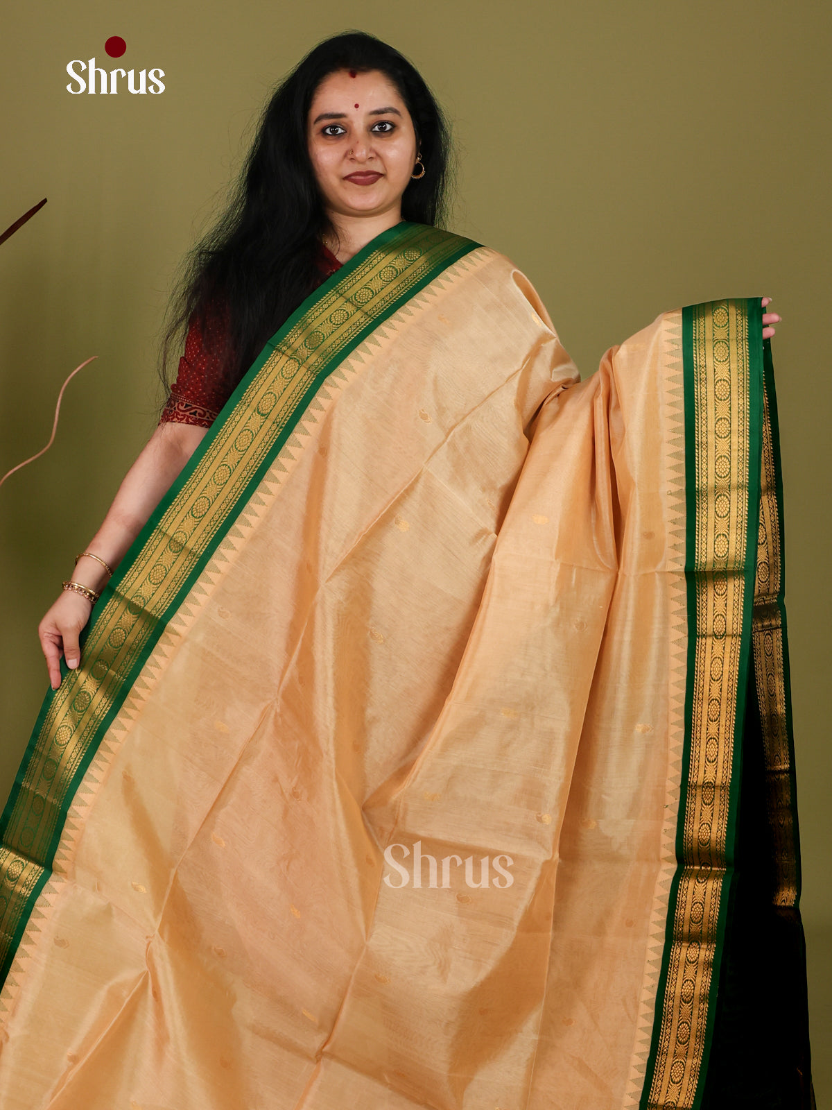 Silk Cotton Saree - EI30037
