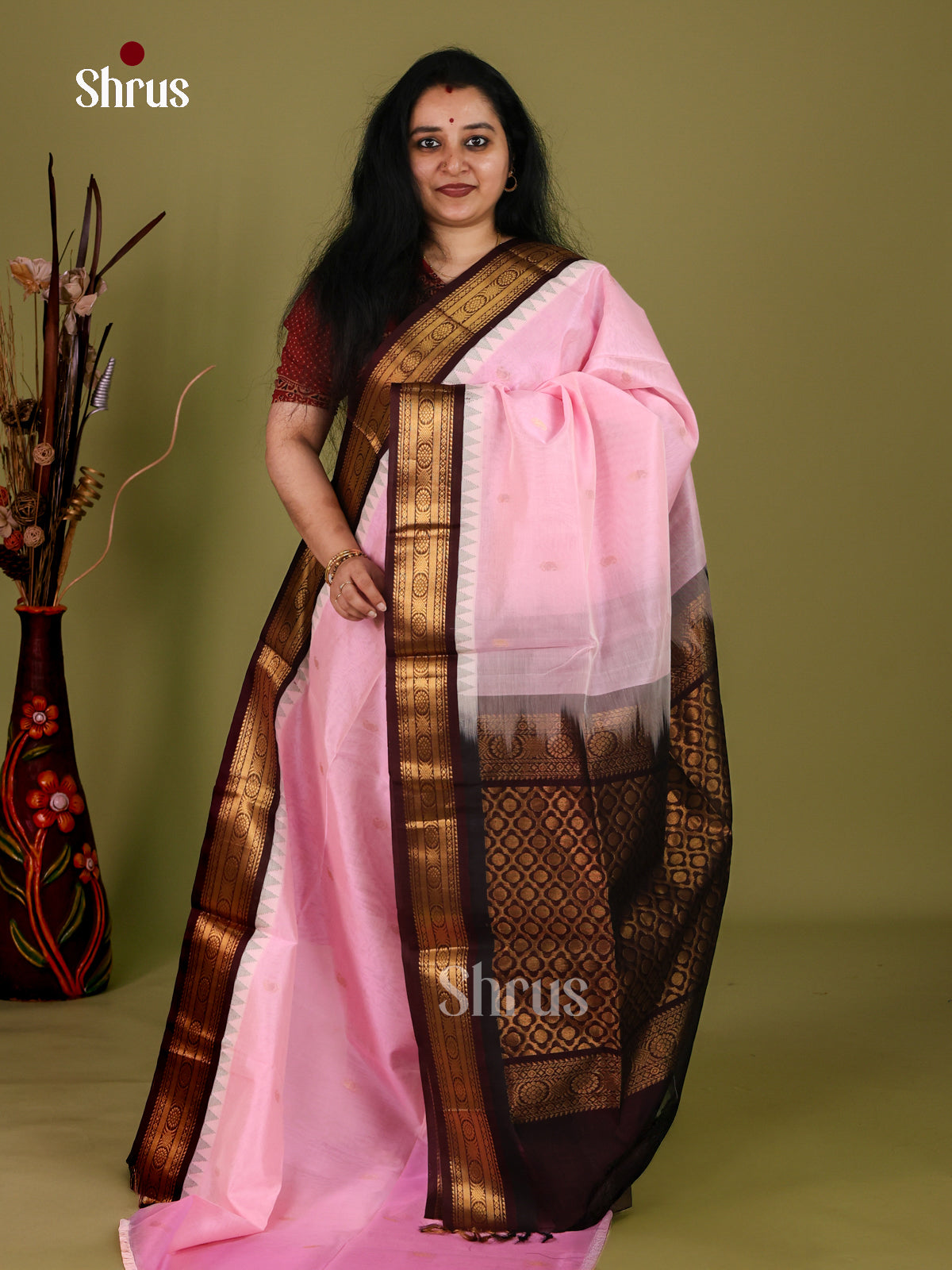 Silk Cotton Saree - EI30038
