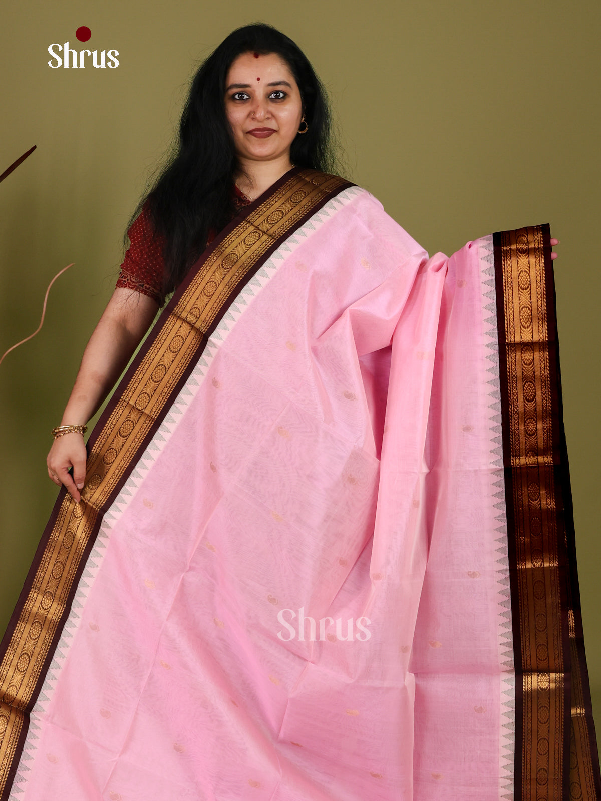 Silk Cotton Saree - EI30038