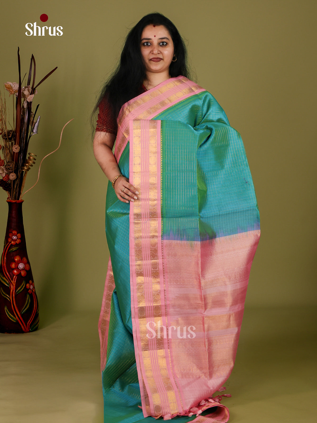 Silk Cotton Saree - EI30044