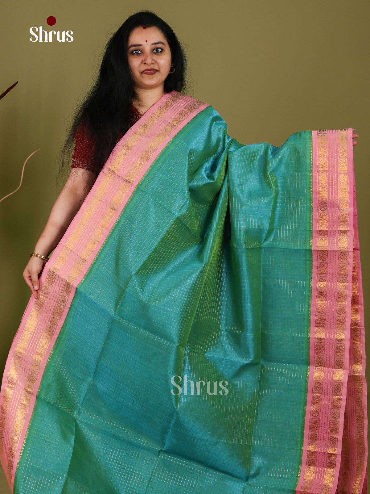 Silk Cotton Saree - EI30044