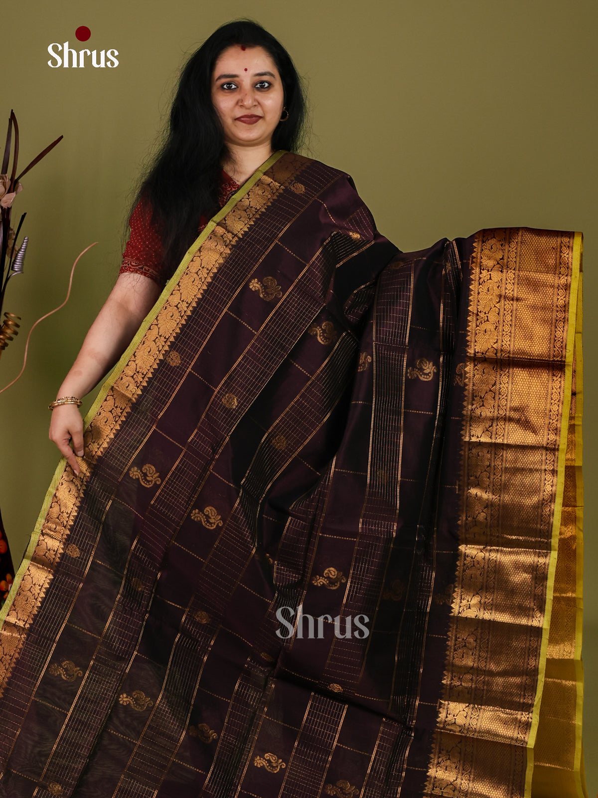 Silk Cotton Saree - EI30046