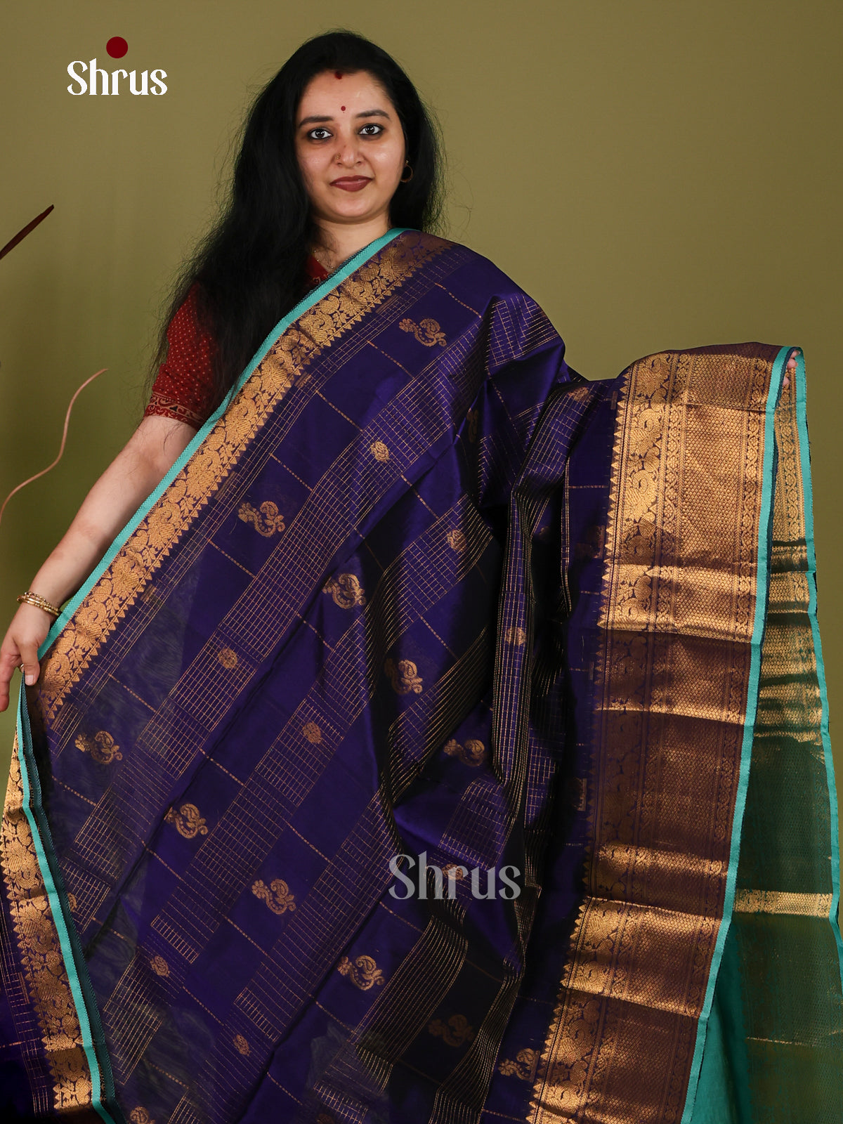 Silk Cotton Saree - EI30048