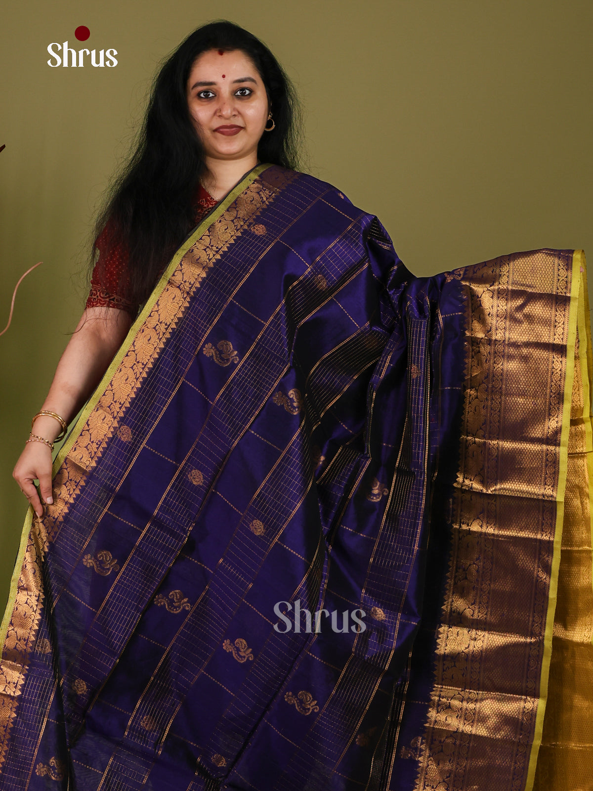 Silk Cotton Saree - EI30051