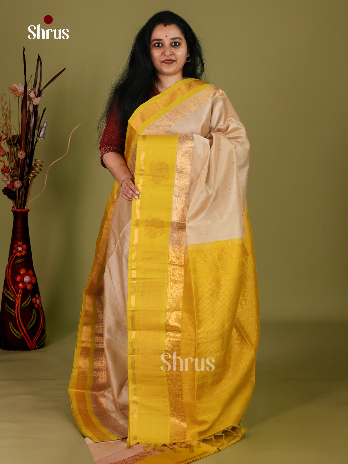 Silk Cotton Saree - EI30052