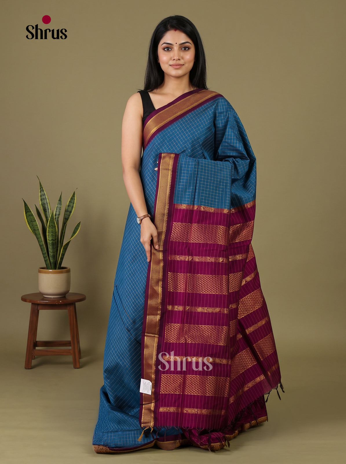 Kalyani Cotton Saree - EI30118 - Shop on Shrus.com